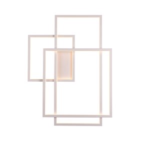 Geometric Kinkiet biały