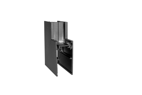 Maxlight Magnetic MT0004 Kątownik głęboki czarny do użycia przy uskoku na suficie. Do szyn MT0001, MT0002