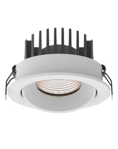 Maxlight H0094 4000K Oprawa Wpustowa Cyklop Biała IP6