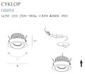 Maxlight H0094 4000K Oprawa Wpustowa Cyklop Biała IP6 rys techniczny