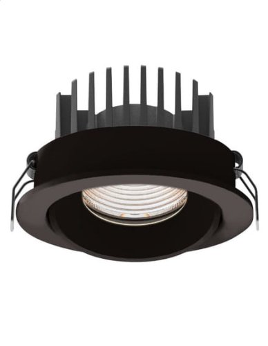 Maxlight H0095 4000K Oprawa Wpustowa Cyklop Czarna IP65