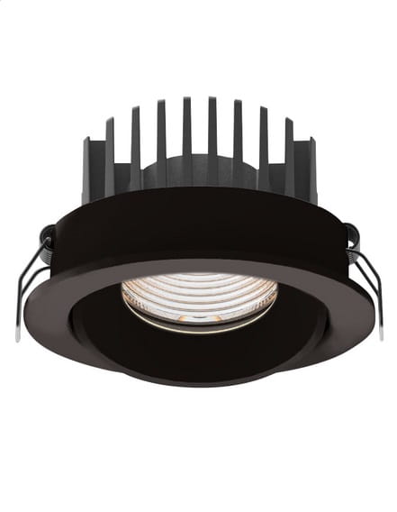 Maxlight H0095 4000K Oprawa Wpustowa Cyklop Czarna IP65