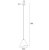 Maxlight P0547 Lampa Wisząca Sakura Oak Wood  rys techniczny