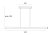 Maxlight P0595 Lampa Wisząca Jo-Jo Simple Grey rys techniczny