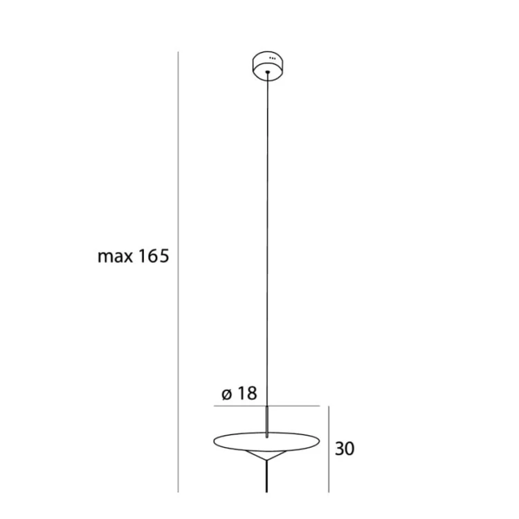 Maxlight P0554 Lampa Wisząca Cone I Czarna