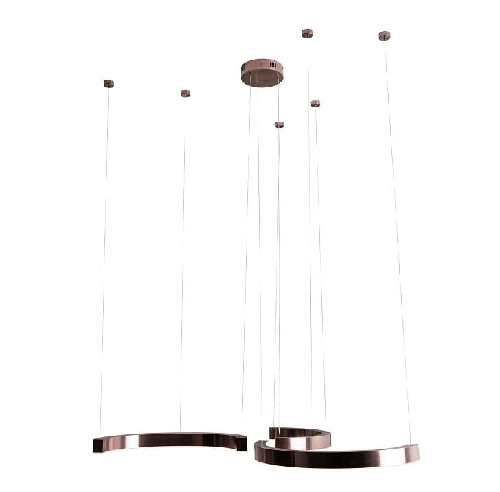 Maxlight P0571D Lampa Wisząca Lotus 40W Brushed Bronze