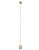 Maxlight P0573D Lampa Wisząca Vetro Brushed Gold