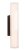 Maxlight W0363 Kinkiet Fayette 31cm 6W Czarny IP44 3000K