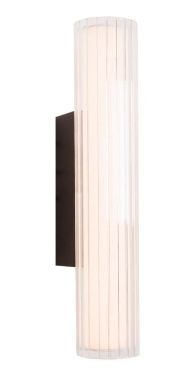 Maxlight W0363 Kinkiet Fayette 31cm 6W Czarny IP44 3000K