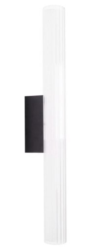 Maxlight W0365 Kinkiet Fayette 61cm 12W Czarny IP44 3000K