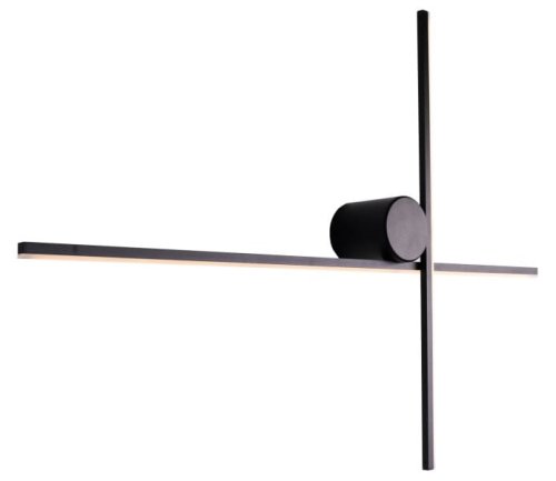 Maxlight W0369 Kinkiet Arne 60cm 10W Czarny IP44 3000K