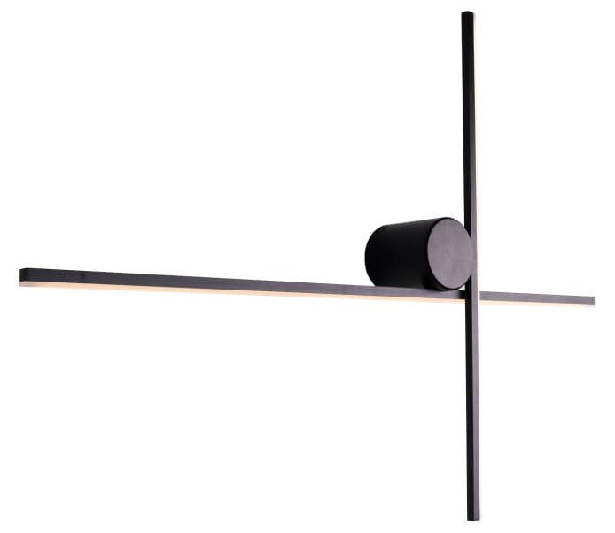 Maxlight W0369 Kinkiet Arne 60cm 10W Czarny IP44 3000K