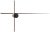 Maxlight W0370 Kinkiet Arne 90cm 15W Czarny IP44 3000K