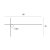 Maxlight W0369 Kinkiet Arne 60cm 10W Czarny IP44 3000K rys techniczny