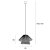 Maxlight P0578 Lampa Wisząca Amalfi II Natural  rys techniczny