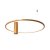 Maxlight C0239 Plafon Queen 60cm Brushed Gold 15W 3000K