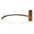 Maxlight C0239 Plafon Queen 60cm Brushed Gold 15W 3000K