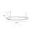 Maxlight C0239 Plafon Queen 60cm Brushed Gold 15W 3000K  rys techniczny