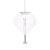 Maxlight P0527 Lampa Wisząca Palloncini 1 Clear Glass