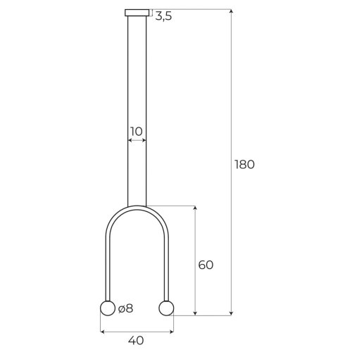 Maxlight P0522 Lampa Wisząca Enigma Zielona rys techniczny