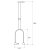 Maxlight P0522 Lampa Wisząca Enigma Zielona rys techniczny