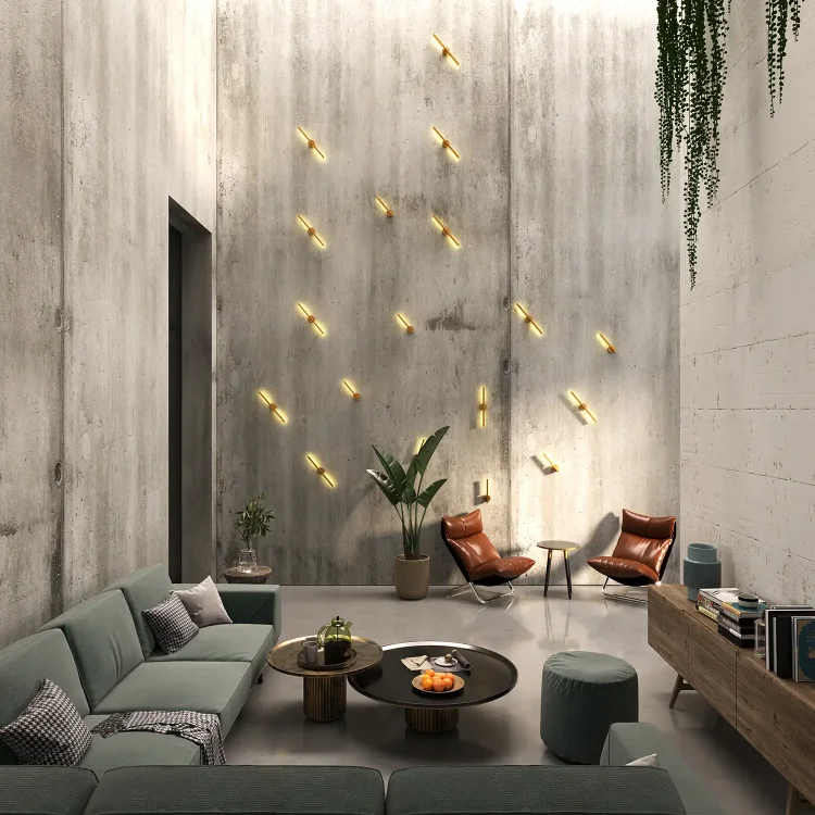 Maxlight W0347 Kinkiet Merano II Złoty
