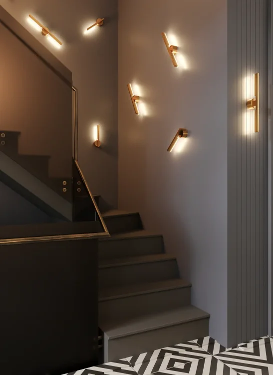 Maxlight W0347 Kinkiet Merano II Złoty