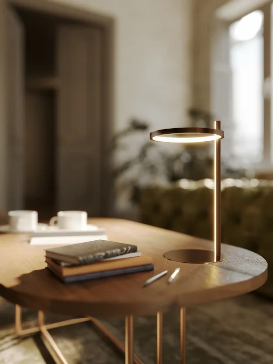 Maxlight T0062 Lampa Biurkowa Lozanna 14W Brushed Bronze