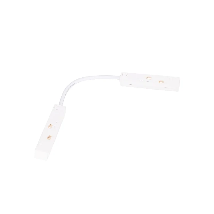 Maxlight Magnetic MA0020 Łączenie zasilania pomiędzy dwoma szynami, gdy użyty jest kątownik, kolor biały
