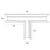 Maxlight Magnetic MT0015 Łącznik T Głęboki Ściana/Sufit Do Szyn MT0001, MT0002  rys techniczny