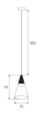 Maxlight M0043Z Lampa Wisząca Magnetyczna Biała System Zigbee 6w 187lm 2700/5000k
