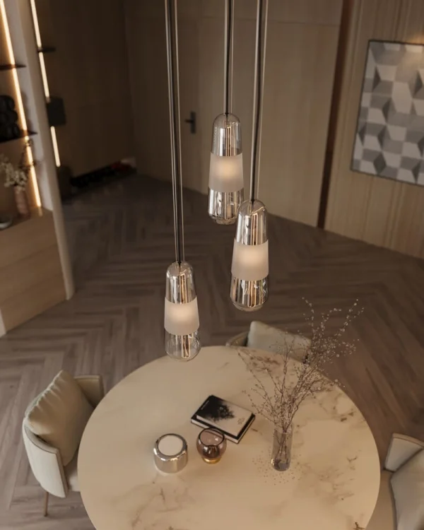 Maxlight P0590 Lampa Wisząca Mauri 1 Smoky Glass