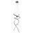 Maxlight P0500D Lampa Wisząca Ritz Polished Black Chrome