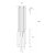 Maxlight P0524d Lampa Wisząca Organic 10x Złoto Szczotkowane Mała Ściemnialna rys tech