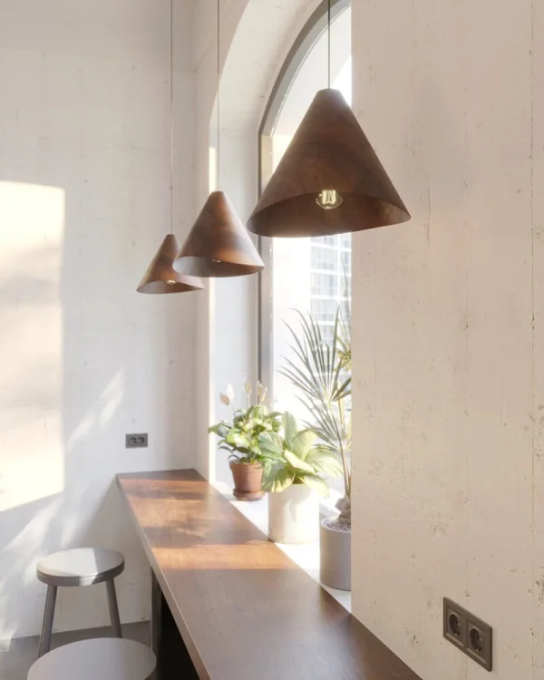 Maxlight P0548 Lampa Wisząca Sakura Darkwalnut Wood