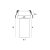 Maxlight H0126 Lampa Sufitowa Halo D White Podtynkowa rys techniczny