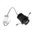 Maxlight H0131 Lampa Sufitowa Halo F Black Podtynkowa