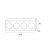 Maxlight HM180 4L Modular Moduł Led 12W rys techniczny