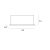Maxlight H0137 Oprawa Wpustowa X-Line, do Skompletowania z Trafo HT0137 rys techniczny