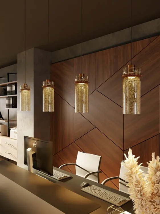 Maxlight P0602 Lampa Wisząca Signature B Amber Glass