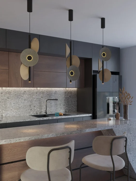Maxlight P0563 Lampa Wiszaca Puro Cream&grey
