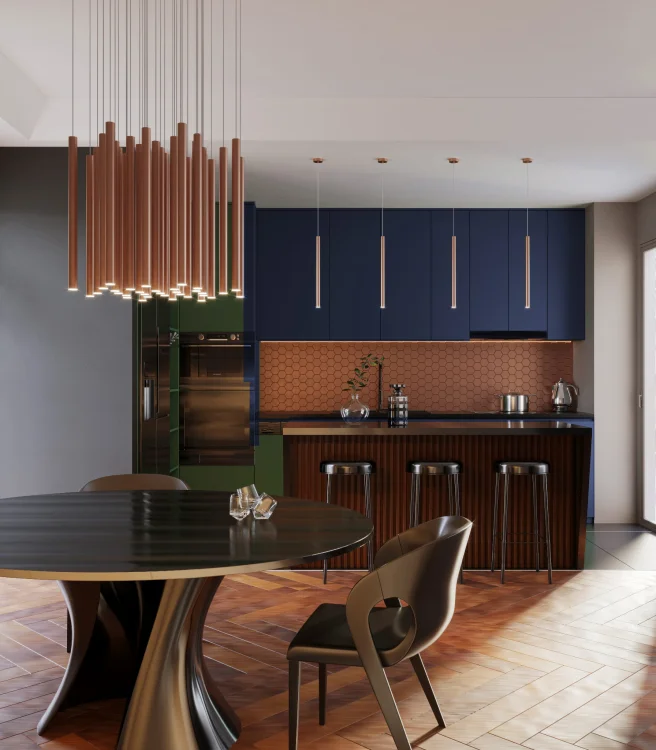 Maxlight Organic Copper P0174D Lampa Wisząca z Funkcją Ściemniania Światła