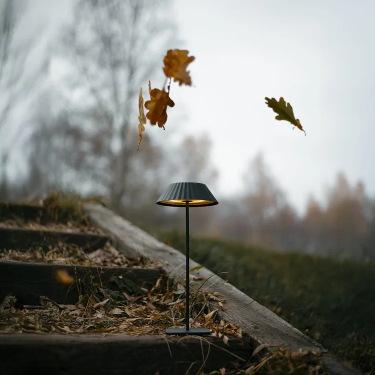 MAXLIGHT T0066 Lampa stołowa Muffin czarna IP44