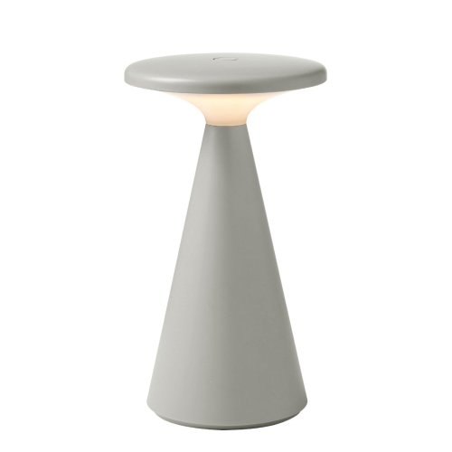 MAXLIGHT T0064 Lampa stołowa Funghi szara IP44