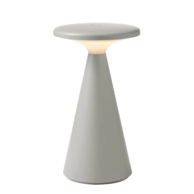 MAXLIGHT T0064 Lampa stołowa Funghi szara IP44