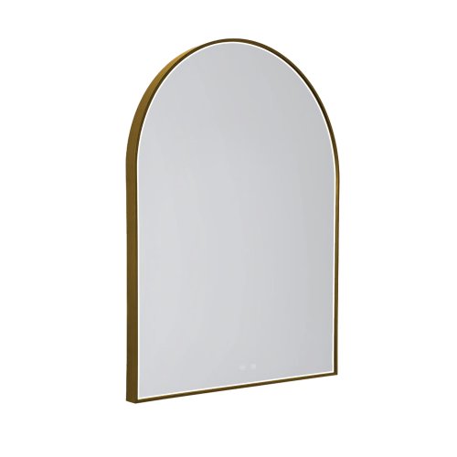 Maxlight W0386 Mirror Półokrąg 90x70cm Złote Lustro Podświetlane.