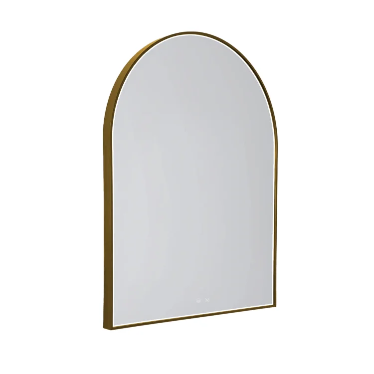 Maxlight W0386 Mirror Półokrąg 90x70cm Złote Lustro Podświetlane.