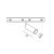 MAXLIGHT N0001N reflektor 5W Czarny 3000K On-Off- MICRO11 rys techniczny