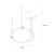 Maxlight P0613 Lampa Wisząca Solaris rys techniczny