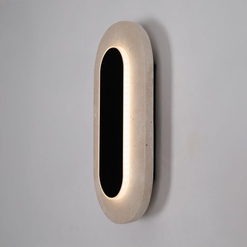 Maxlight W0393 Kinkiet Travertino Oval 10W